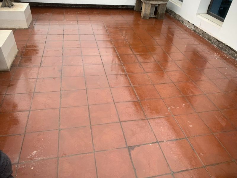 Cách chống thấm sân thượng đã lát gạch