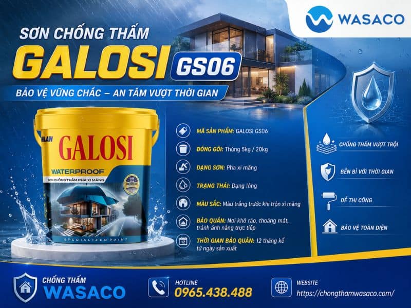 Sơn chống thấm Galosi GS06