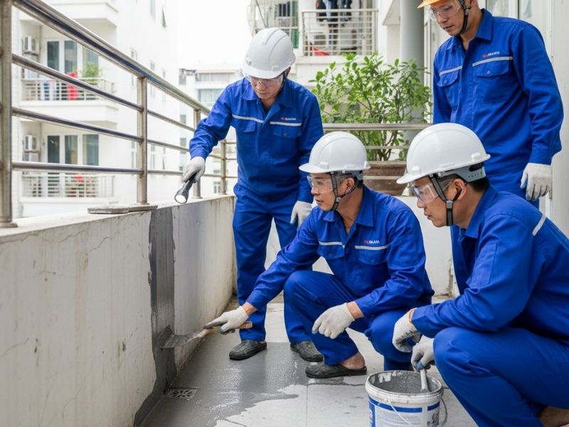 chống thấm ban công