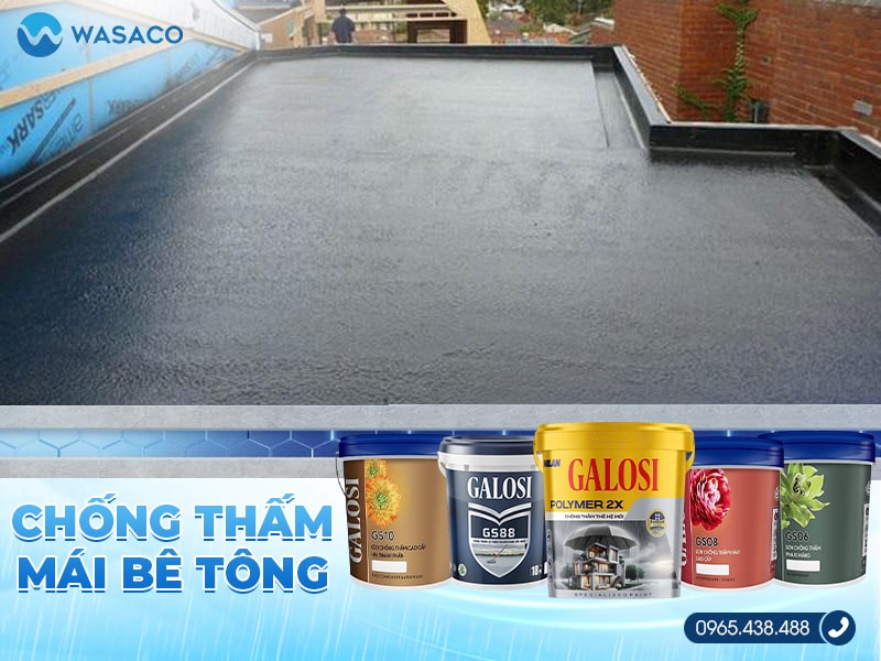 chống thấm mái bê tông