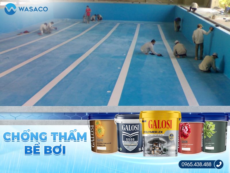 Chống thấm bể bơi 