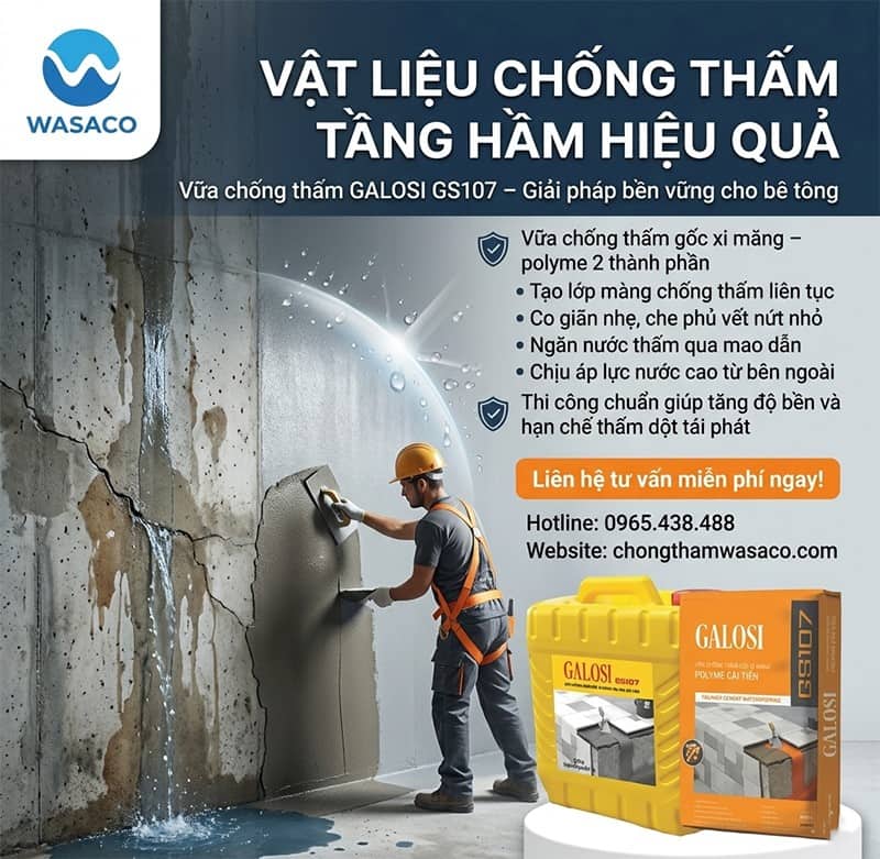 Chống thấm tầng hầm