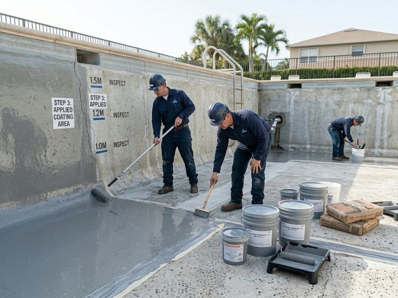 Chống thấm bể bơi