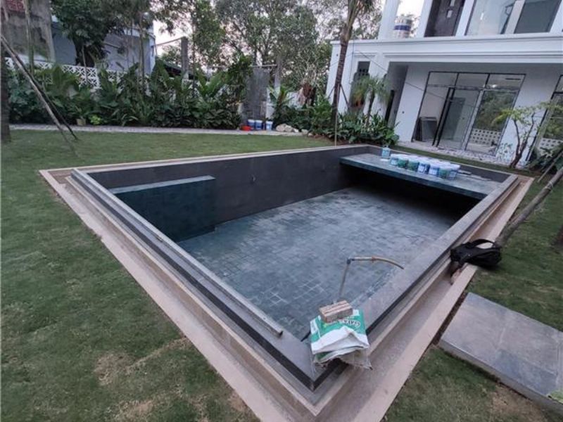 Chống Thấm Wasaco thi công chống thấm bể bơi tại Phường Thanh Xuân, Hà Nội