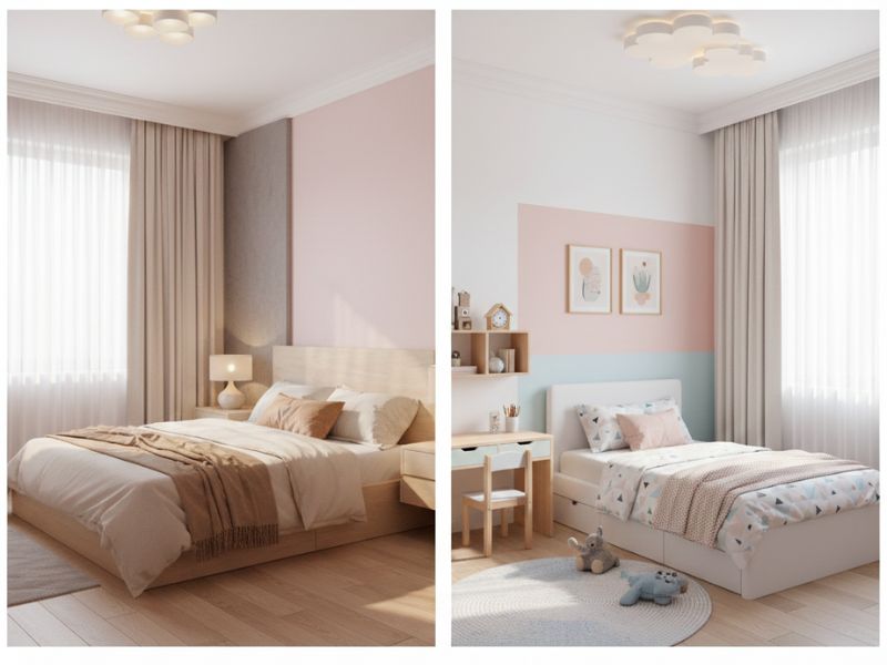 Sơn màu hồng kết hợp với màu gì thì đẹp