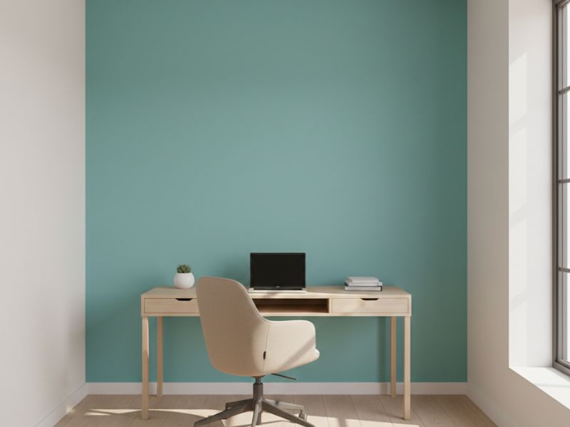 Sơn nhà màu xanh ngọc bích