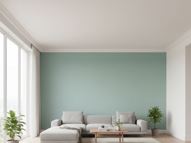 Sơn nhà màu xanh ngọc bích