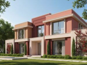 Sơn nhà màu xanh ngọc bích