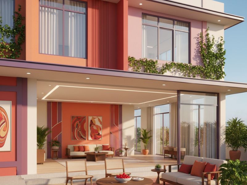 Mệnh hỏa sơn nhà màu gì