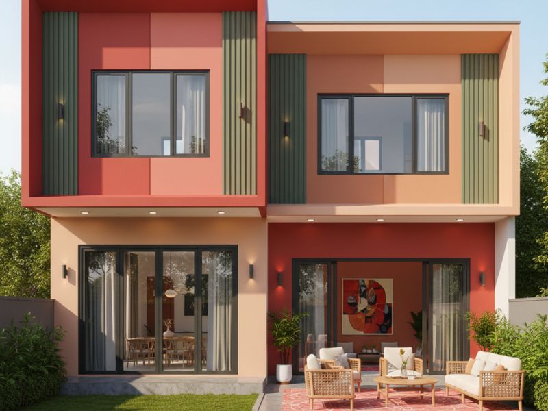 Mệnh hỏa sơn nhà màu gì