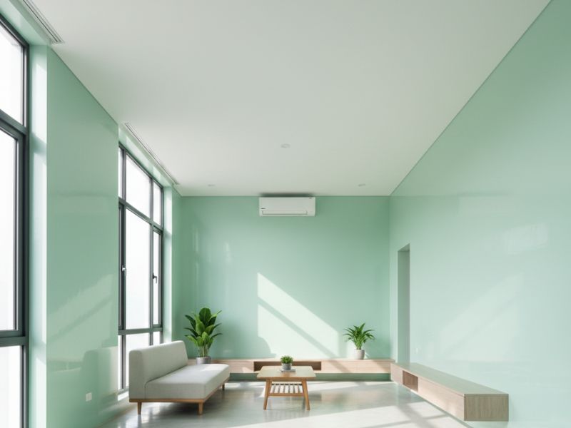 Sơn nhà màu xanh ngọc bích