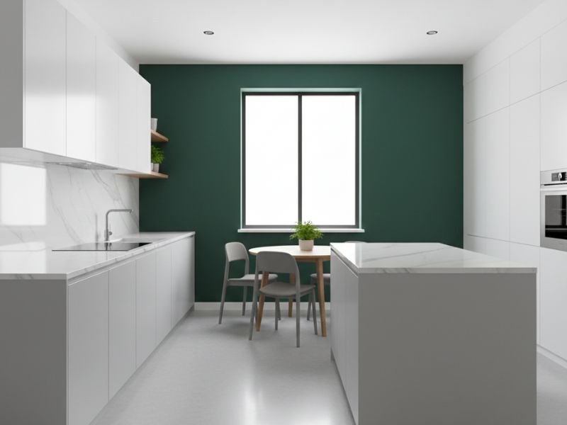 Sơn nhà màu xanh ngọc bích