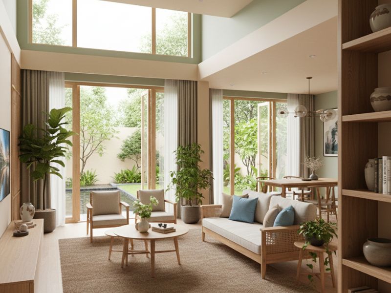 cách phối màu sơn nhà cho người mệnh mộc
