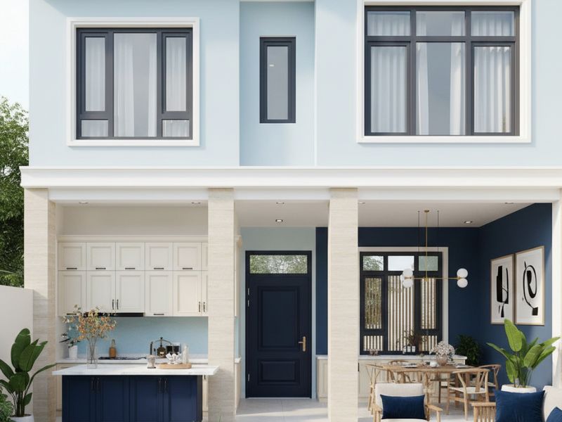 cách phối màu sơn nhà cho người mệnh mộc
