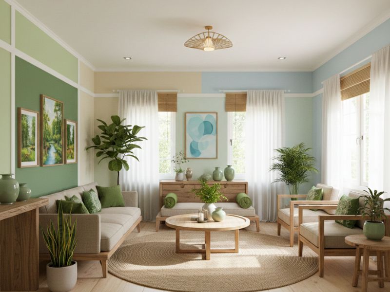 cách phối màu sơn nhà cho người mệnh mộc
