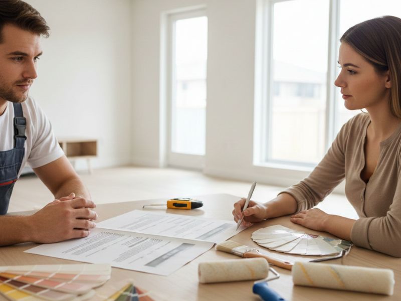 mẫu hợp đồng sơn nhà trọn gói