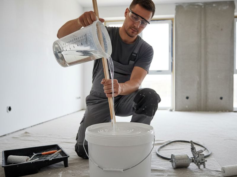 1 thùng sơn pha bao nhiêu lít nước