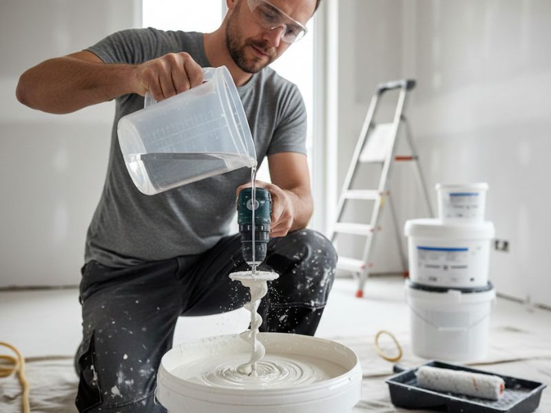 1 thùng sơn pha bao nhiêu lít nước