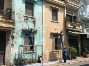 Báo giá sơn lại nhà cũ