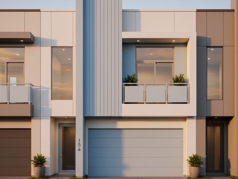 Các mẫu nhà sơn màu xanh đẹp