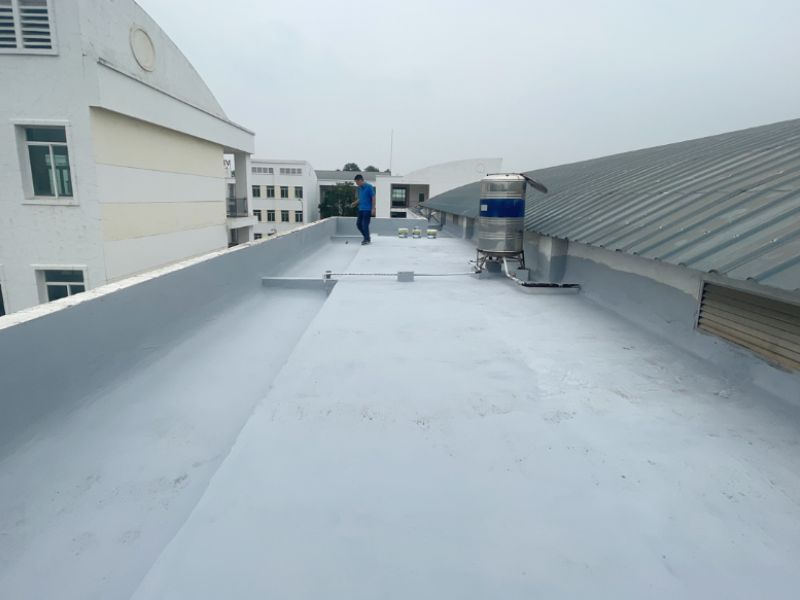 Chống Thấm Wasaco thi công chống thấm sàn mái bê tông tại Xã Bình Giang, Ninh Bình