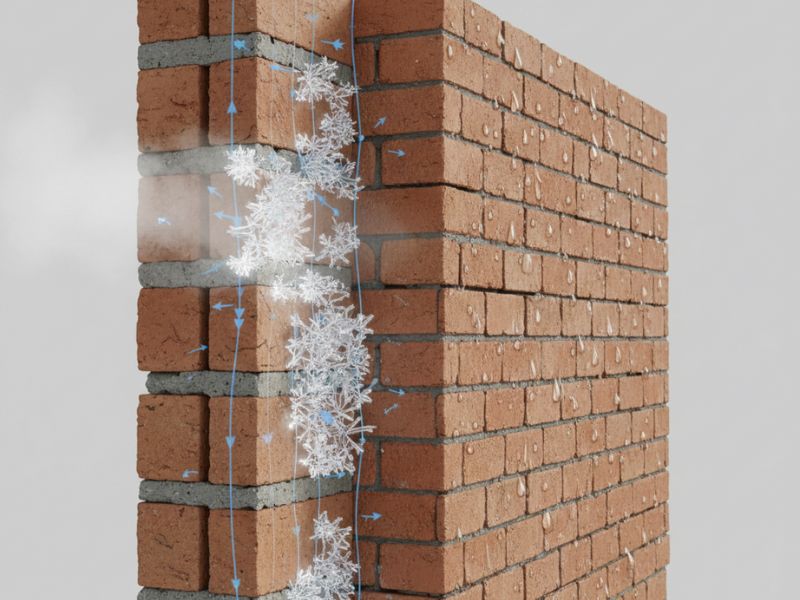 Chống thấm cho tường không trát ngoài