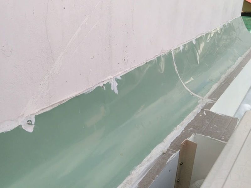 Chống thấm cho tường không trát ngoài