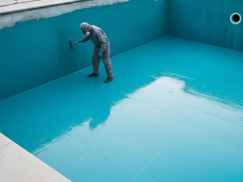 Chống thấm hồ bơi bằng Composite