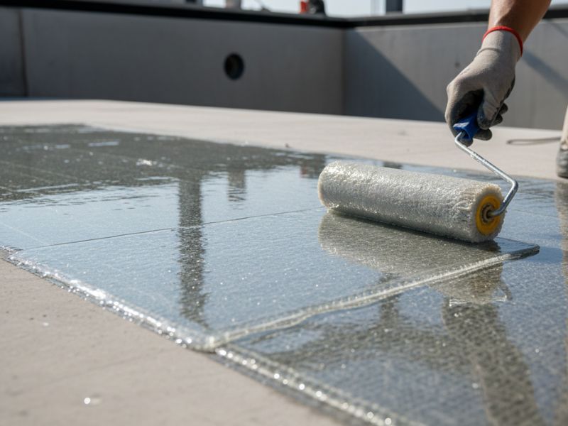 Chống thấm hồ bơi bằng Composite