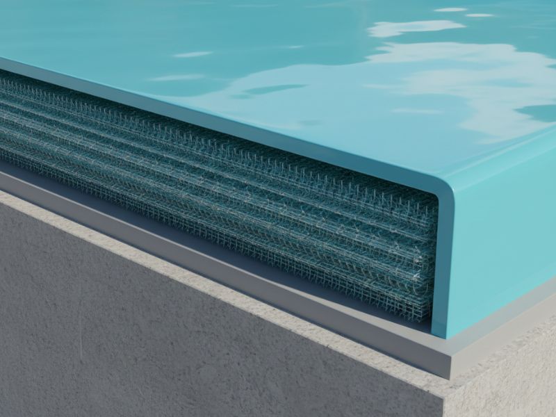 Chống thấm hồ bơi bằng Composite