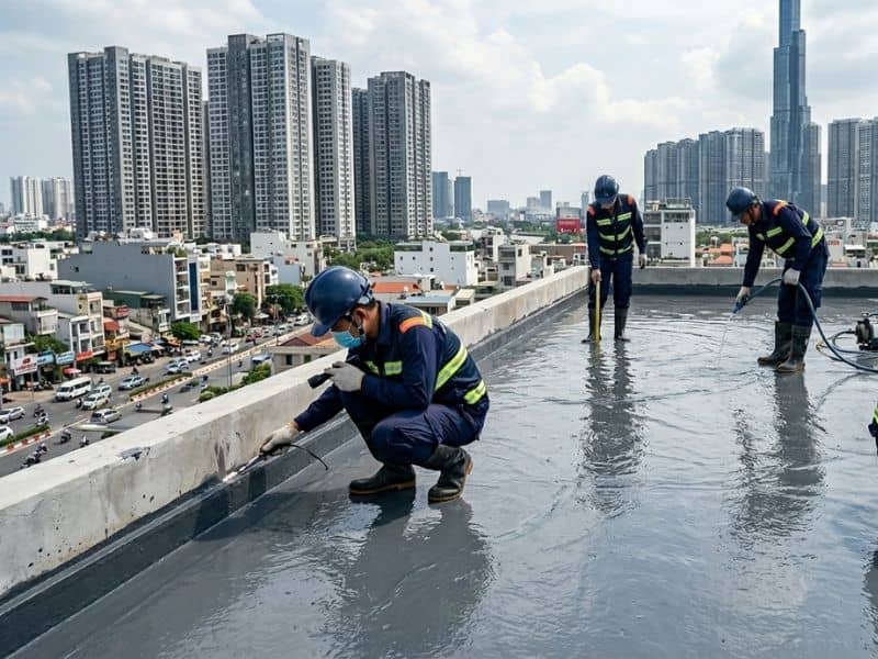 Dịch vụ chống thấm tại TP Hồ Chí Minh