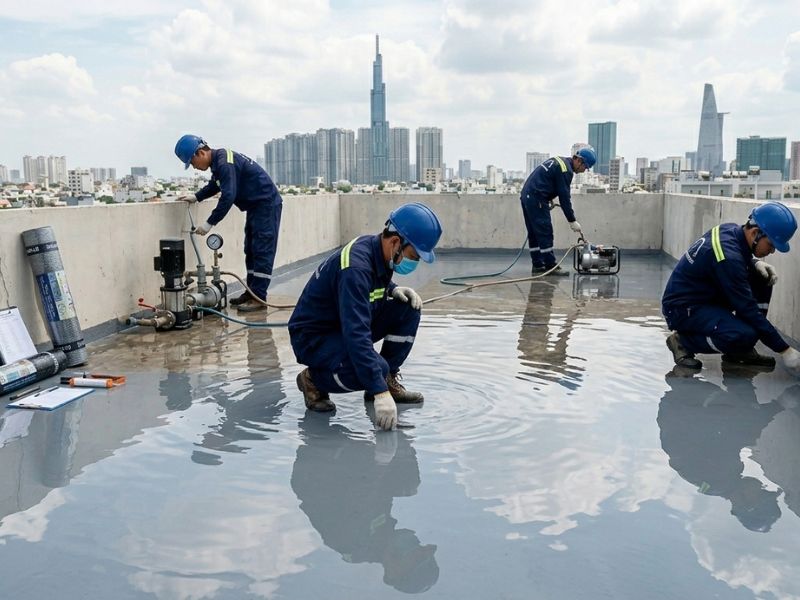 Dịch vụ chống thấm tại TP Hồ Chí Minh