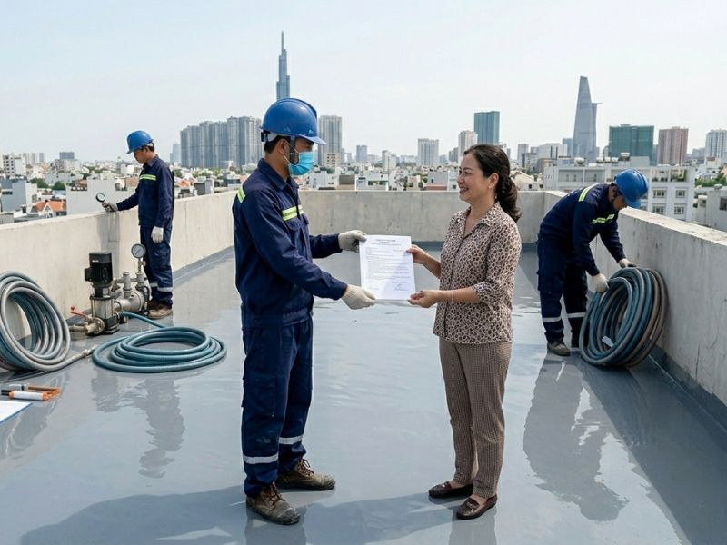 Dịch vụ chống thấm tại TP Hồ Chí Minh