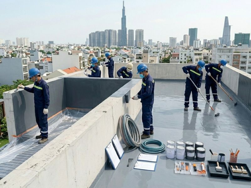 Dịch vụ chống thấm tại TP Hồ Chí Minh