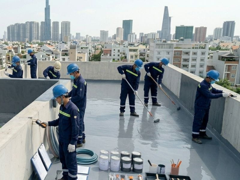 Dịch vụ chống thấm tại TP Hồ Chí Minh