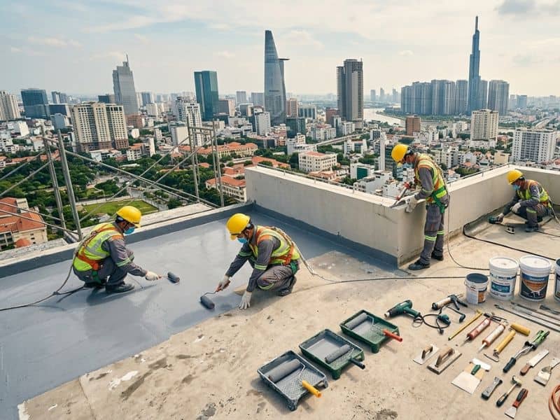 Dịch vụ chống thấm tại TP Hồ Chí Minh