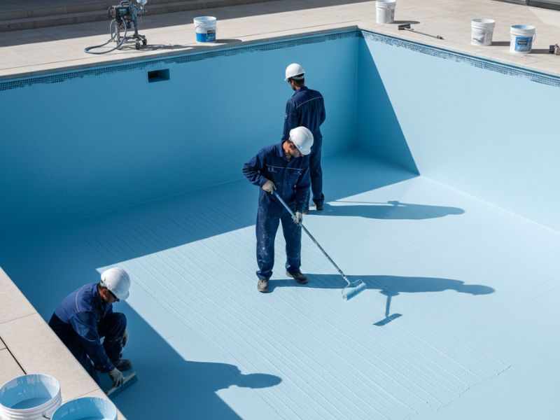 Sơn chống thấm bể bơi