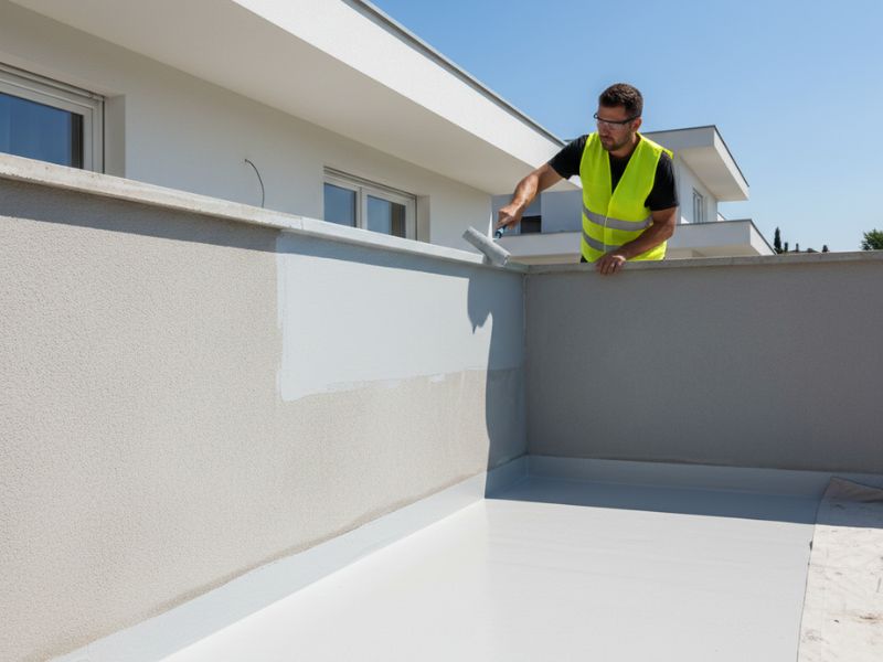 Sơn chống thấm nên sơn mấy lớp