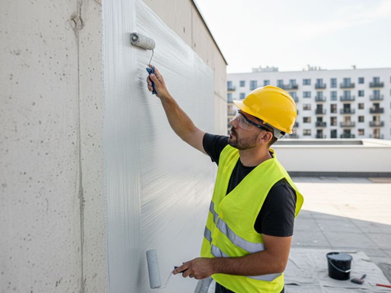 Sơn chống thấm nên sơn mấy lớp