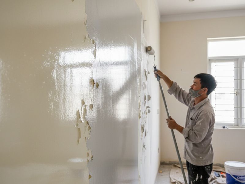 Sơn lại nhà cũ có cần sơn lót không