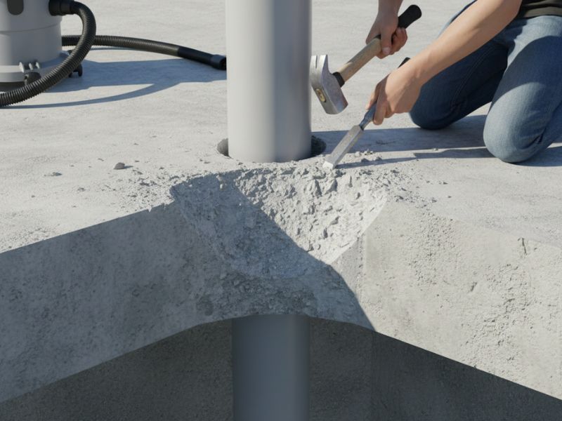 biện pháp thi công chống thấm cổ ống xuyên sàn