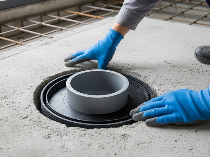 biện pháp thi công chống thấm cổ ống xuyên sàn