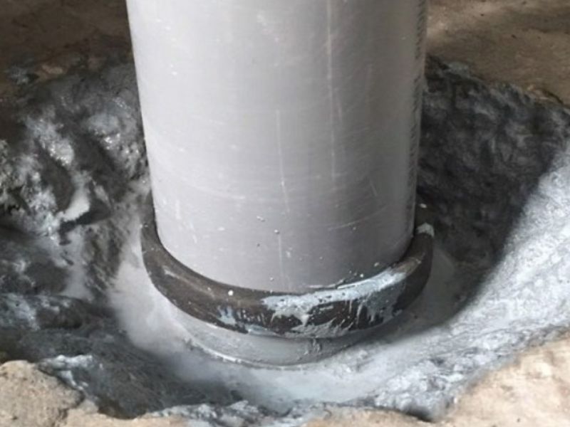biện pháp thi công chống thấm cổ ống xuyên sàn 