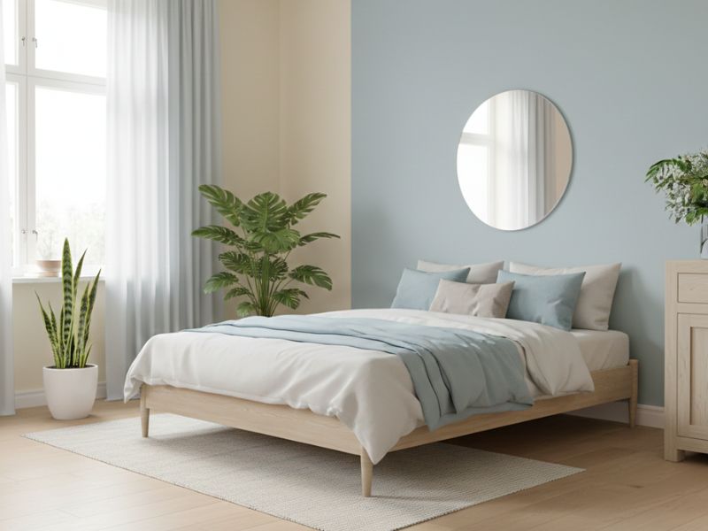 phối màu sơn nhà màu vàng kem nhạt