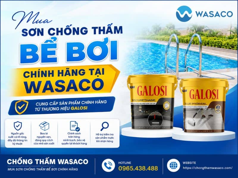 sơn chống thấm bể bơi