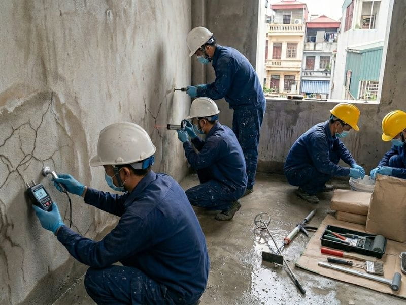 thợ chống thấm tại Hà Nội