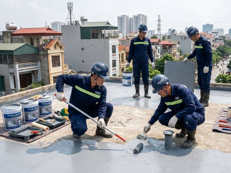 thợ chống thấm tại Hà Nội