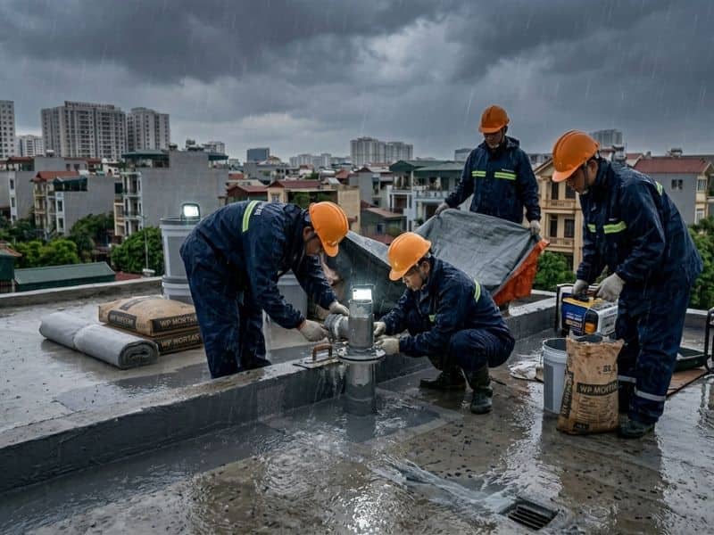 thợ chống thấm tại Hà Nội