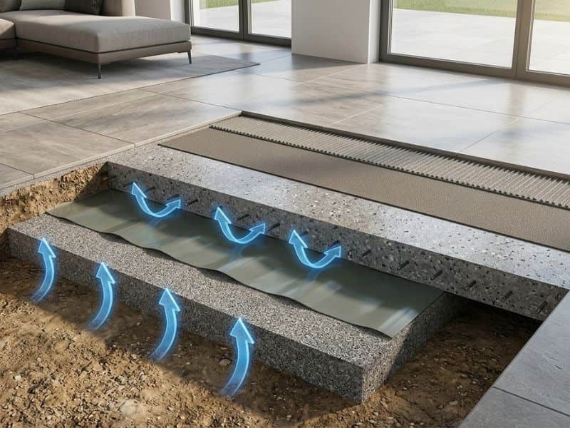 Cách chống nồm ẩm nền nhà