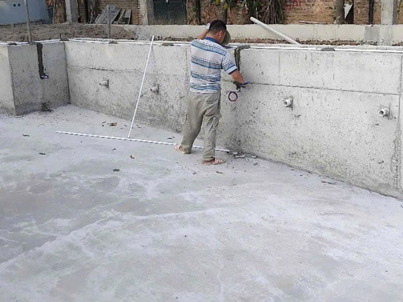 Chống Thấm Wasaco thi công chống thấm bể bơi tại Ba Vì, Hà Nội